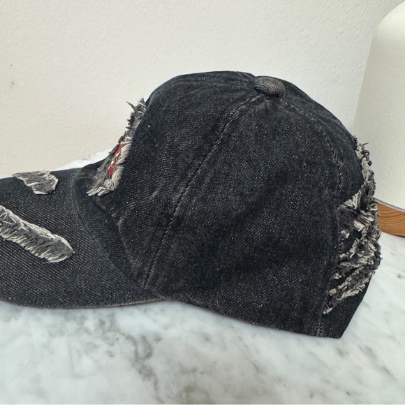 Dolce & Gabbana Vintage Denim Embroidered Cap Hat D & G Jean - Picture 8 of 9